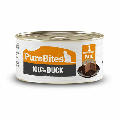 PureBites 100% Pure Protein Duck Pate Cat Food 12 / 2.5 oz - Talis Us