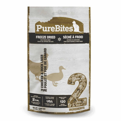 PureBites Chicken Breast & Duck Liver Freeze - Dried Cat Treats 1.05 oz - Talis Us