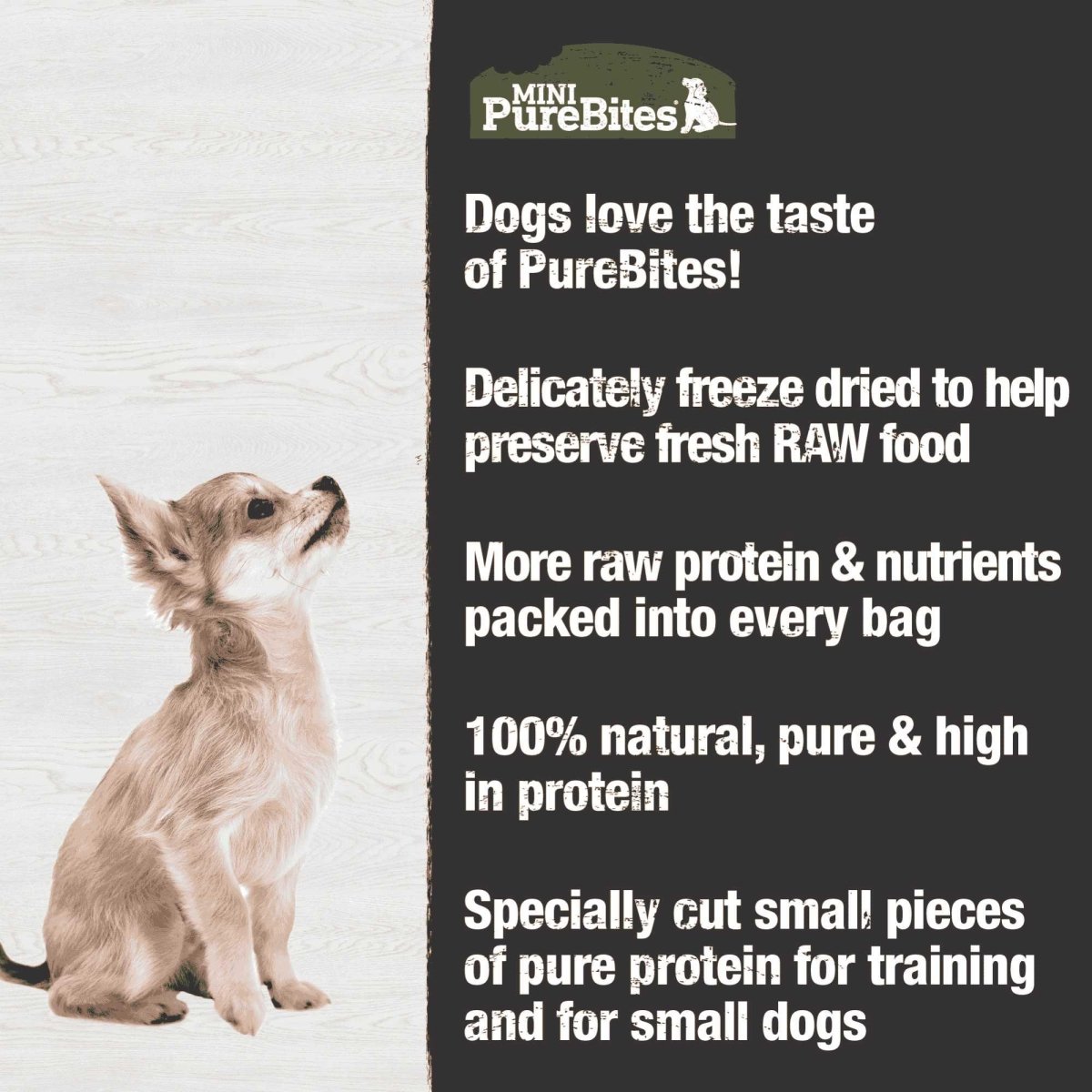 PureBites Mini - Trainers Pure Dog Treats - Talis Us