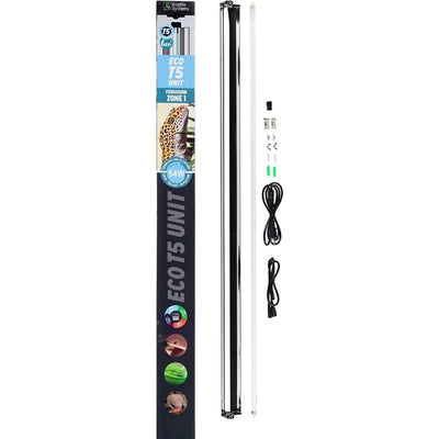 Reptile Systems Full Spectrum UVA & UVB T5 Light Fixture Zone 1 Lamp 2.4% - Talis Us