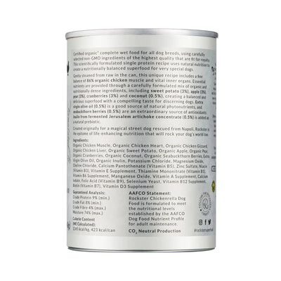 Rockster Chickenrella Organic Chicken Wet Dog Food 12 / 12 oz - Talis Us