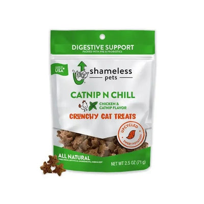 Shameless Pets Catnip N Chill Crunchy Cat Treats - Talis Us
