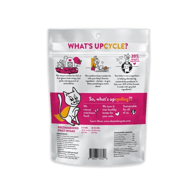 Shameless Pets Cran U Say Chicken Crunchy Cat Treats - Talis Us