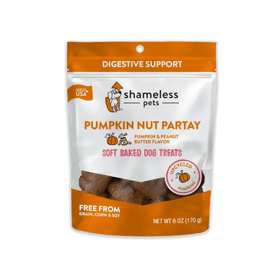 Shameless Pets Pumpkin Nut Par - tay Soft Baked Dog Treats - Talis Us