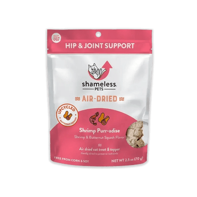 Shameless Pets Shrimp Purr - adise Air - Dried Cat Treat & Topper - Talis Us