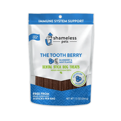 Shameless Pets The Tooth Berry Dental Sticks Dog Treats - Talis Us