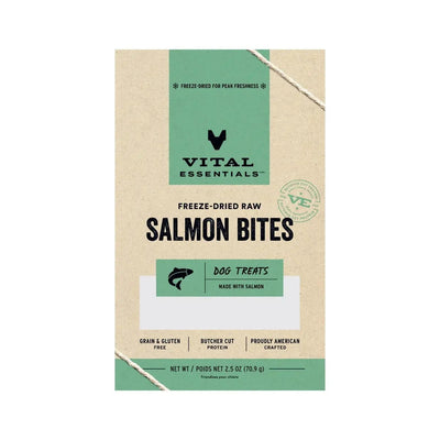 Vital Essentials® Freeze - Dried Raw Salmon Bites Dog Treats, 2.5 oz - Talis Us